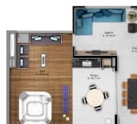 Cobertura Duplex com Jacuzzi na área externa